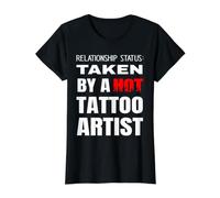 Relationship Status: Taken By A Hot Tattoo Artist Tattooer Value Graphic T-Shirt