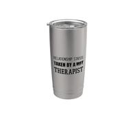 Relationship Status: Taken By A Hot Therapist Psychologist Stainless Steel Insulated Tumbler