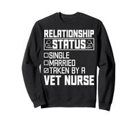 Relationship Status Veterinary Assistant Vet Nurse Vet Week Sweatshirt