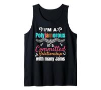 Relationship with Many Jams Song Music Lover Polyjamorous Tank Top