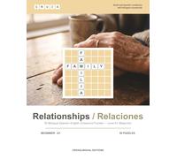 Relationships / Relaciones: 50 Bilingual Spanish-English Crossword Puzzles - Level A1 (Beginner) (CRUZA Bilingual Crosswords)