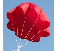 Relationshipware 24" Red Rip-Stop Nylon Parachute for Water or Model Rocket