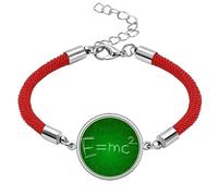 Relativity Physical Science Formula Calculus Lucky Red String Bracelet Rope Bracelet Handmade