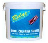 Relax 5Kg Chlorine Tablets Small 20G Swimming Pool Spa Hot Tub Sanitiser