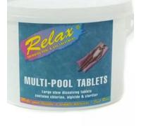 Relax 5Kg Multi Pool 3 In 1 Swimming Pool 200G Chlorine Tablets Size Large Green Discountleisur2938