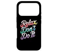 Relax Don't Do It Retro 80s | Funny Vintage 80s Meme Gear Case for iPhone 17 Pro