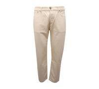 Relax Fit Italian Trousers- male- Tela Genova- Chinos- White- W30- Trousers W30