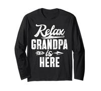 Relax Grandpa Is Here Grandpa Long Sleeve T-Shirt