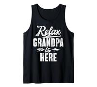 Relax Grandpa Is Here Grandpa Tank Top
