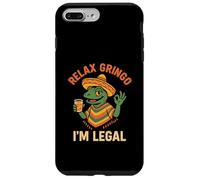 Relax Gringo I'm Legal Funny Mexican Lizard Immigrant Case for iPhone 7 Plus/8 Plus