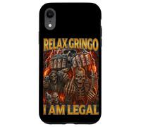 Relax Gringo I'm Legal Funny Migrant Joke Grim reaper Meme Case for iPhone XR