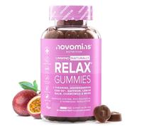 Relax Gummies | Ashwagandha KSM-66, L-Theanine, Saffron | Novomins