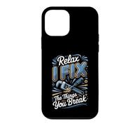 Relax I Fix the Things You Break Plumber Plumbing Case for iPhone 12 mini