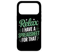 Relax I Have Spreadsheet For That Financial Modeling Case for iPhone 17 Pro Max