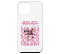 Relax I'm A Massage Therapist Massage Therapy Girl Mom Case for iPhone 12 Pro Max