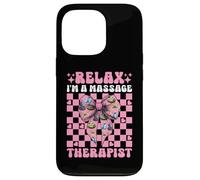 Relax I'm A Massage Therapist Massage Therapy Girl Mom Case for iPhone 13 Pro
