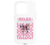 Relax I'm A Massage Therapist Massage Therapy Girl Mom Case for iPhone 15 Pro