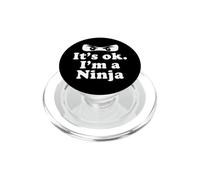 Relax I'm a Ninja Shirt PopSockets PopGrip for MagSafe