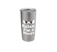 Relax I'm a Ninja Shirt Stainless Steel Insulated Tumbler