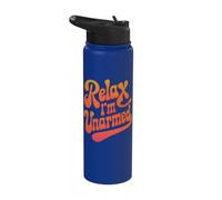 Relax I'm Unarmed Stainless Steel Insulated Water Bottle