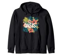 Relax in Style with this funny Oasis Graphic Zip Hoodie
