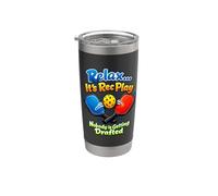 Relax It’s Rec Play Getting Drafted Sarcastic Pickleball Stainless Steel Insulated Tumbler