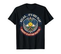 Relax It’s Rec Play Nobody Getting Drafted Pickleball Lover Value Graphic T-Shirt