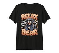 Relax It's a Newfie Not a Bear Newfoundland Giant Dog Premium T-Shirt