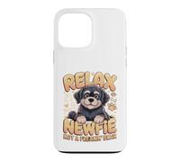 Relax It's a Newfie Not a Freakin Bear Newfoundland Case for iPhone 13 Pro Max