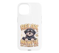 Relax It's a Newfie Not a Freakin Bear Newfoundland Case for iPhone 15