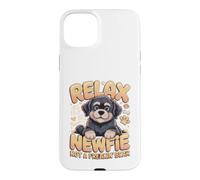Relax It's a Newfie Not a Freakin Bear Newfoundland Case for iPhone 15 Plus