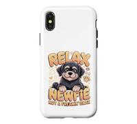 Relax It's a Newfie Not a Freakin Bear Newfoundland Case for iPhone X/XS
