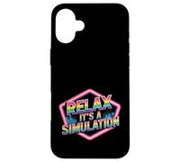 Relax It's A Simulation Coding Programmer Software - Case for iPhone 16 Plus