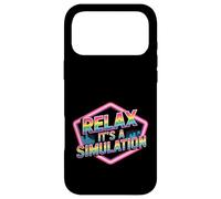 Relax It's A Simulation Coding Programmer Software - Case for iPhone 17 Pro Max