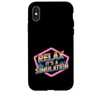 Relax It's A Simulation Coding Programmer Software - Case for iPhone X/XS
