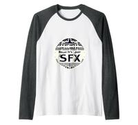 Relax It's Just SFX Makeup Artist Work Movie Film - Raglan Baseball Tee