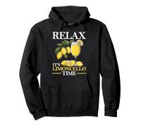 Relax Its Limoncello Time Summer Aperitivo Pullover Hoodie