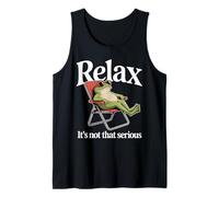 Relax It's Not that Serious Frog Tank Top