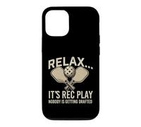 Relax It's Rec Play Nobody Is Getting Drafted - Pickleball Case for iPhone 12/12 Pro