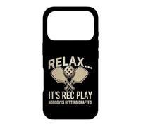 Relax It's Rec Play Nobody Is Getting Drafted - Pickleball Case for iPhone 17 Pro