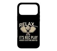 Relax It's Rec Play Nobody Is Getting Drafted - Pickleball Case for iPhone 17 Pro Max