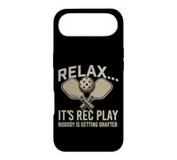 Relax It's Rec Play Nobody Is Getting Drafted - Pickleball Case for iPhone Air