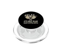 Relax It's Rec Play Nobody Is Getting Drafted - Pickleball PopSockets PopGrip for MagSafe
