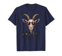 Relax Ive Goat This Funny Cool Sunglasses Goat T-Shirt