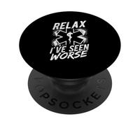 RELAX I'VE SEEN WORSE EMT PopSockets Adhesive PopGrip