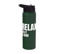 Relax Kelly is Here Popular Birth Names Kelly Costume Stainless Steel Insulated Water Bottle