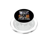 Relax Kitten It's Just A Joke Funny Alpha Wolf Meme PopSockets PopGrip for MagSafe