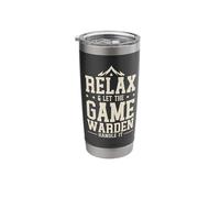 Relax & Let The Game Warden Handle It Stainless Steel Insulated Tumbler