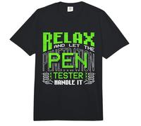 Relax Let The Penetration Tester Cyber Security Handle It Comfort Colors Adult Heavyweight T-Shirt