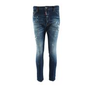 Relax Long Crotch Jean - male - Dsquared2 - Slim Fit Jeans - Blue - XL - Jeans XL